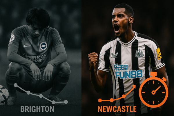 Nhận định bóng đá Phong độ gần đây của Brighton vs Newcastle