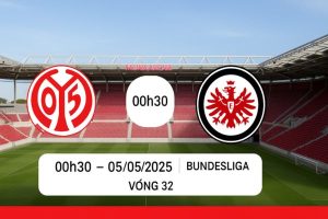 Nhận định bóng đá Mainz vs Frankfurt ngày 05/05