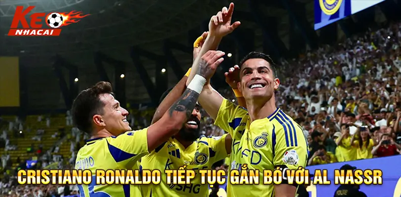 Ronaldo ăn mừng bàn thắng trong màu áo Al Nassr