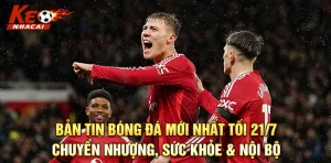 Tin Bóng Đá Mới Nhất Tối 21/7