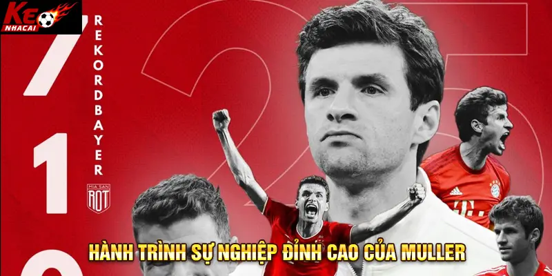 Hành trình sự nghiệp đỉnh cao của Muller
